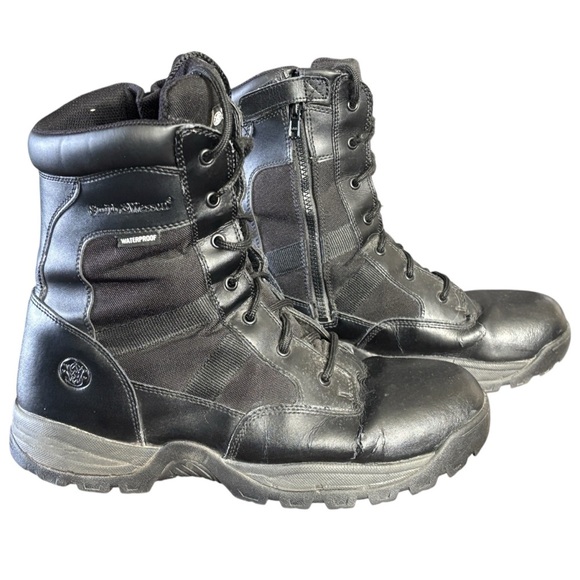 Smith & Wesson Breach 2.0 Tactical Waterproof Side-Zip Boots Black Size 13R - Picture 13 of 13